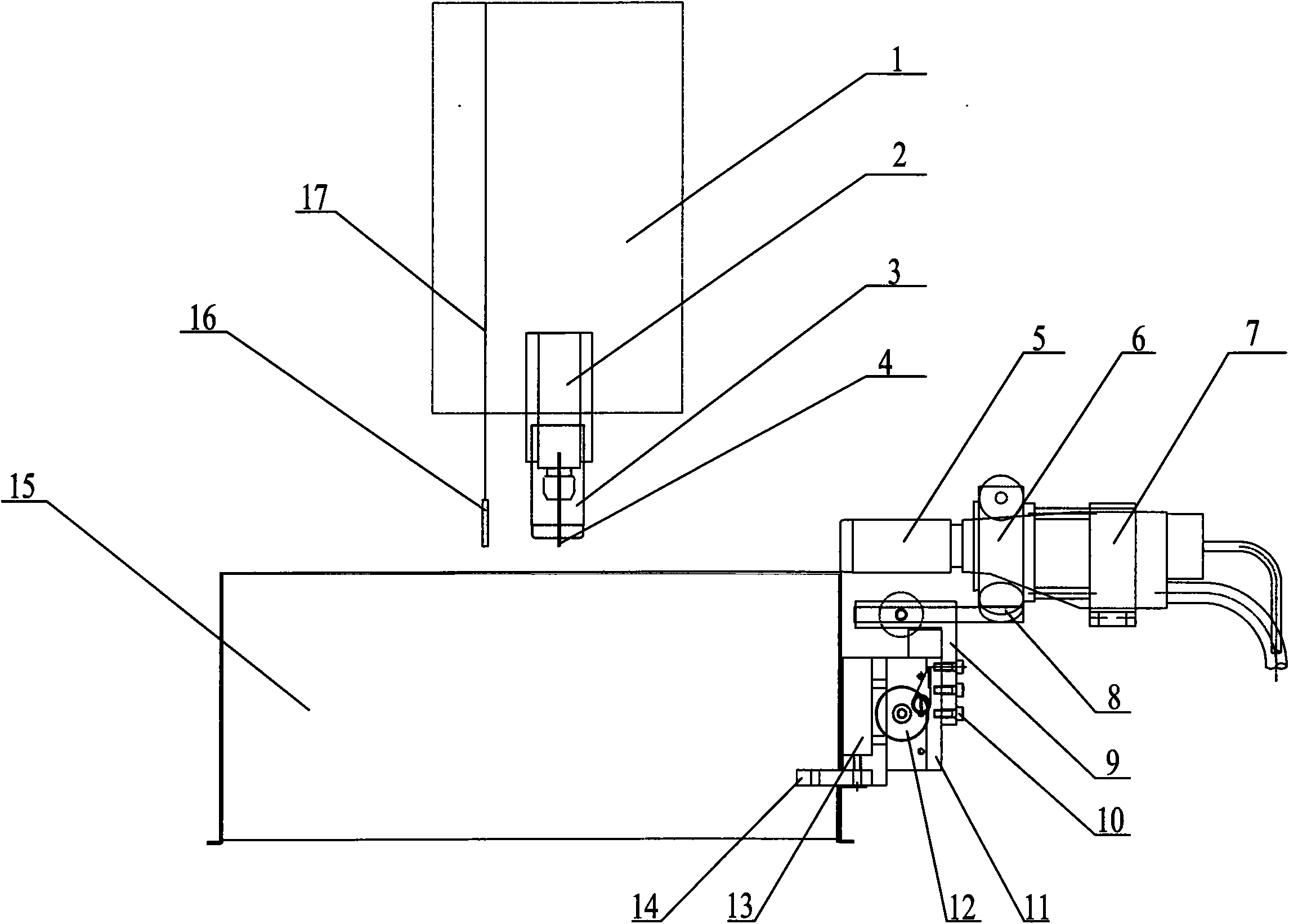 CCD (Charge Coupled Device) photography measurement module of superfine electric spark machine tool