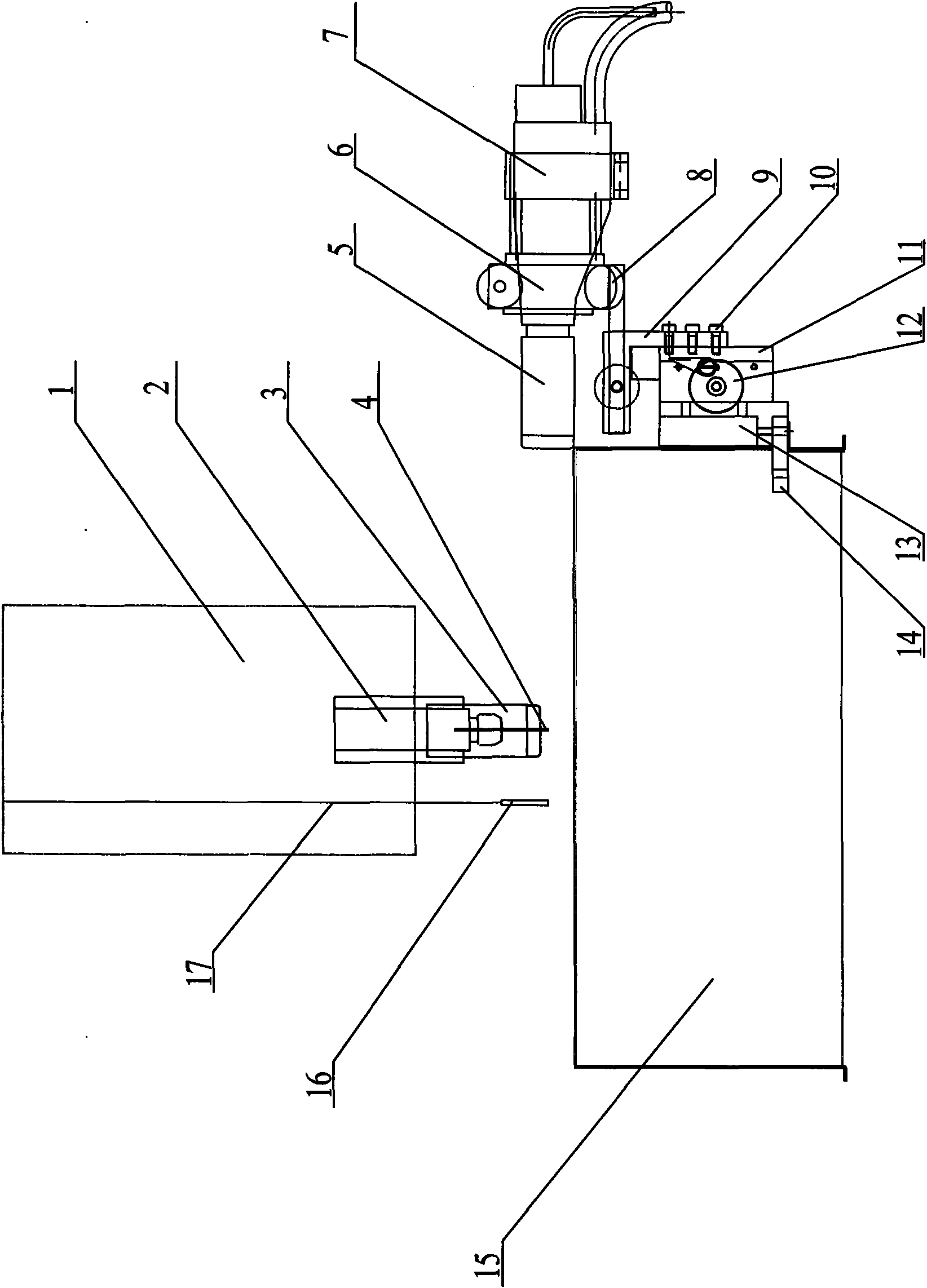 CCD (Charge Coupled Device) photography measurement module of superfine electric spark machine tool