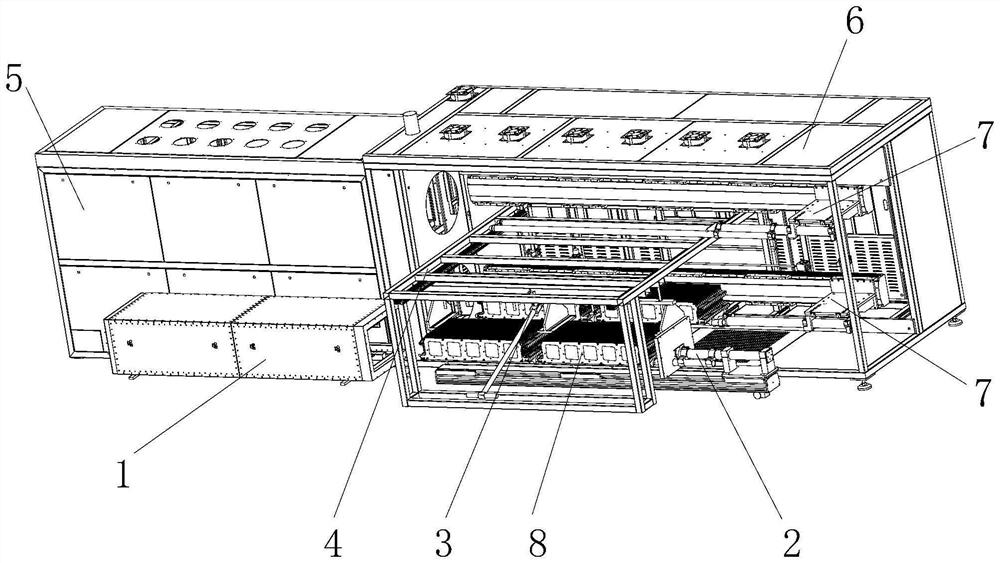 An experimental device for a tubular peCVD preheating system