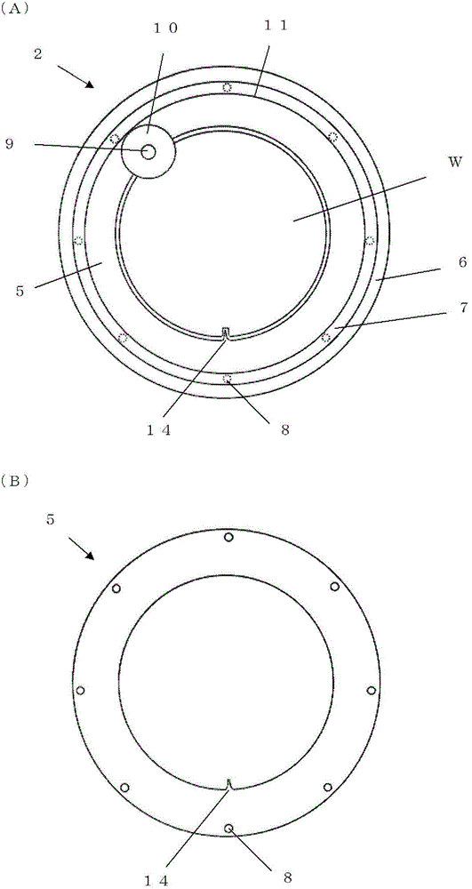 Double-headed grinding device and method for double-headed grinding of workpieces