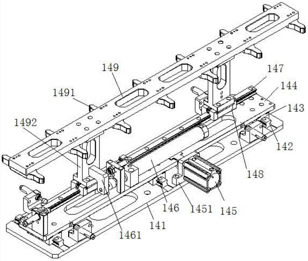 Motor carrier conveying device