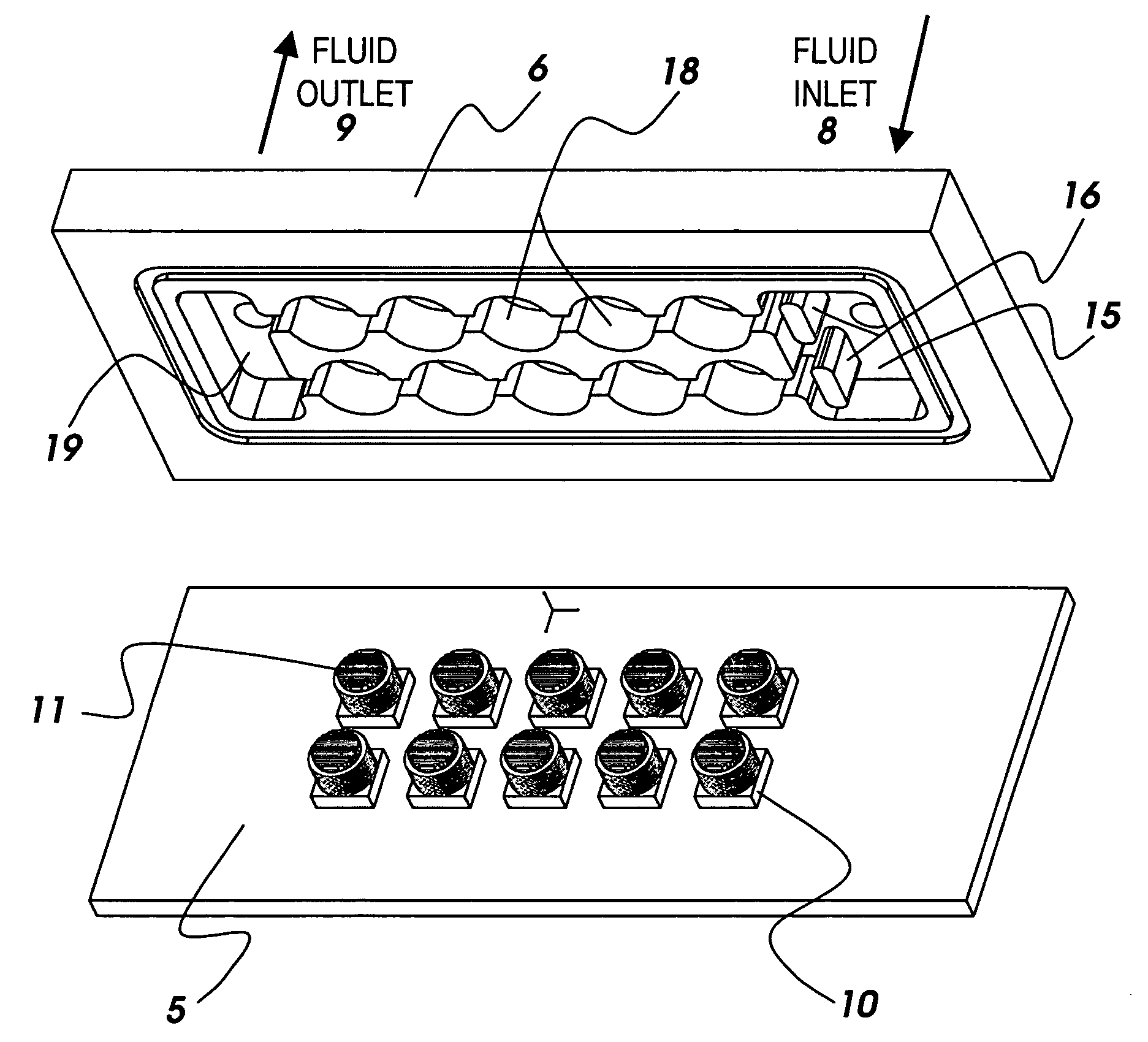 Apparatus for heat transfer and critical heat flux enhancement
