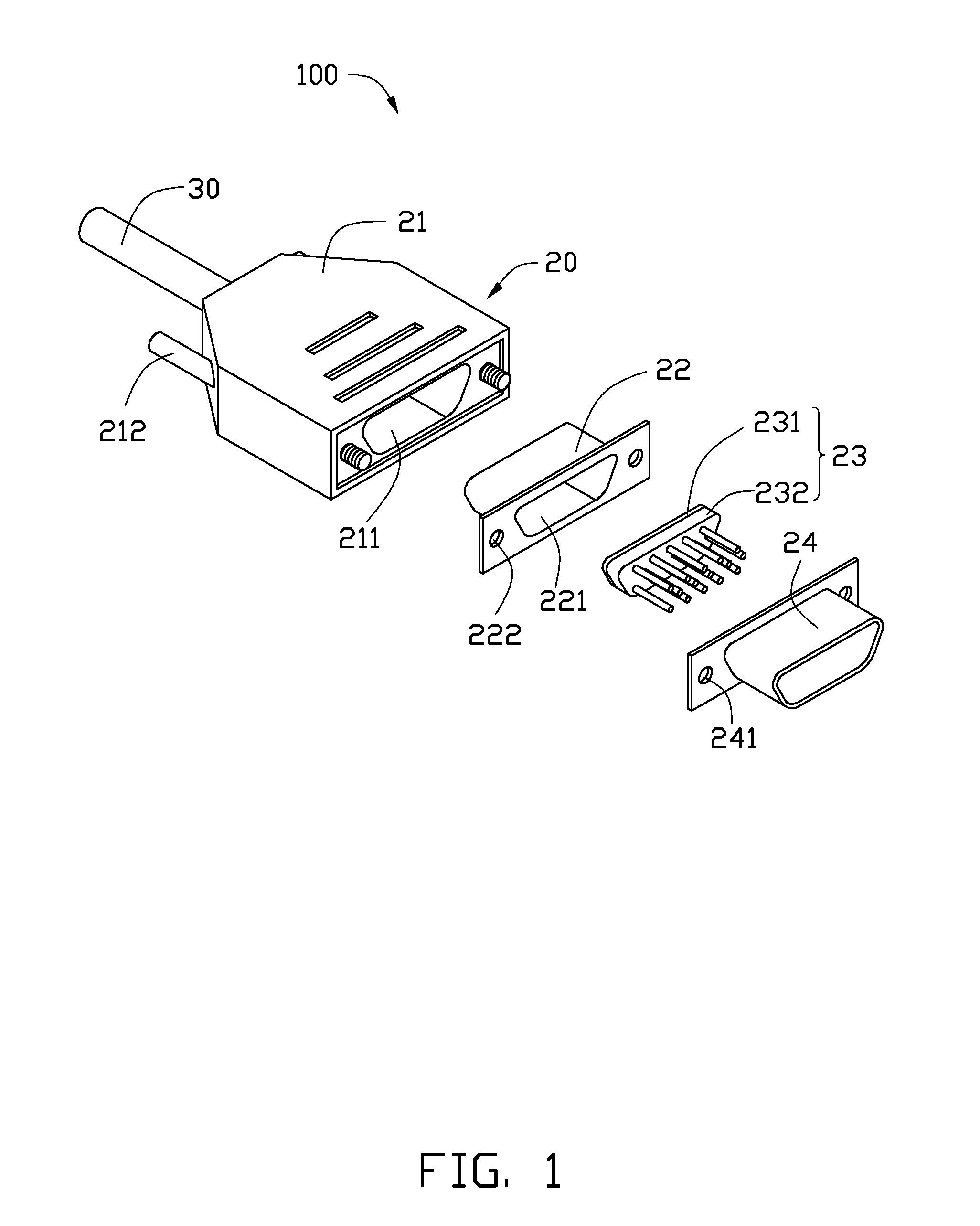 Video graphics array connector
