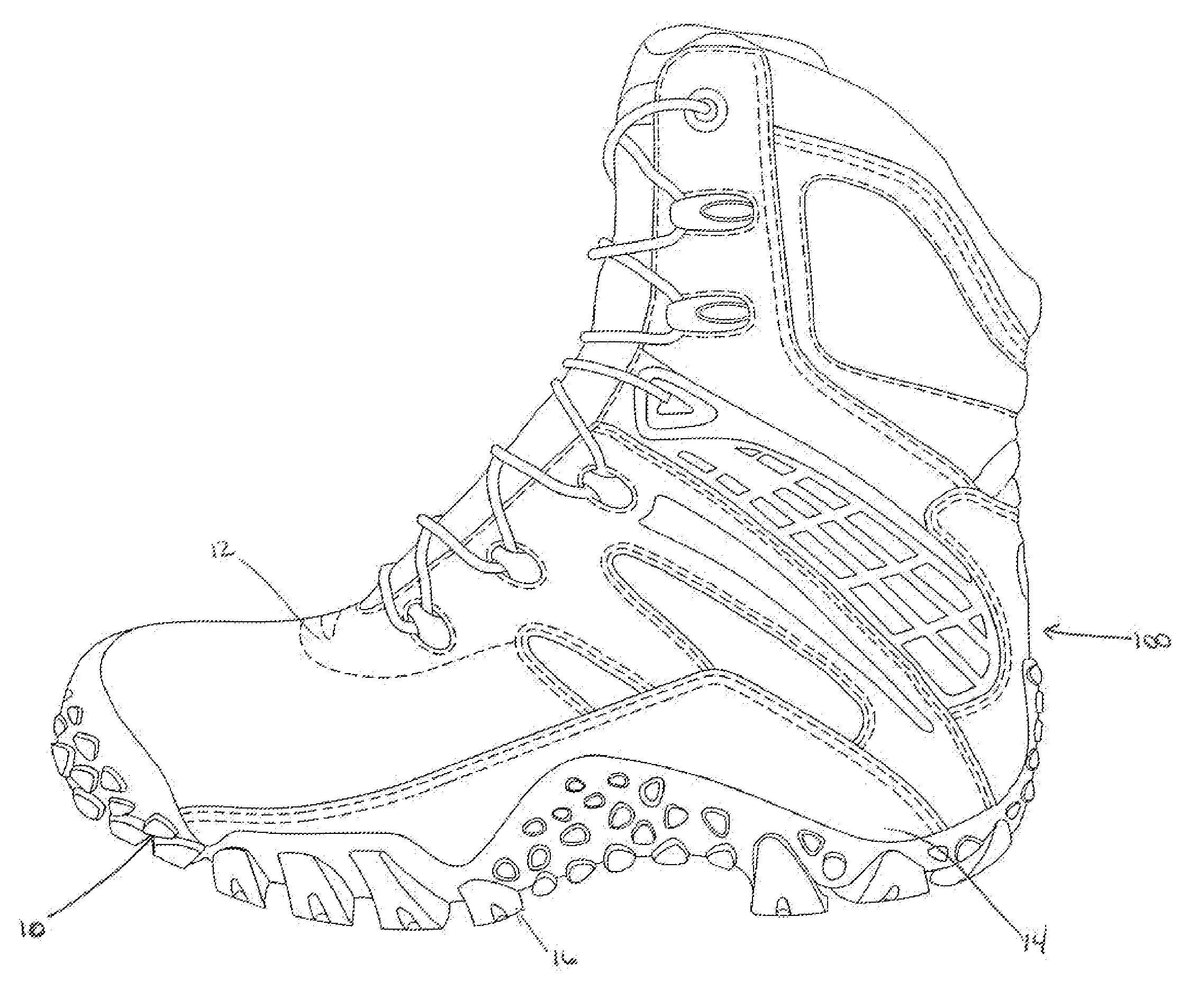 Sole component for an article of footwear and method for making same