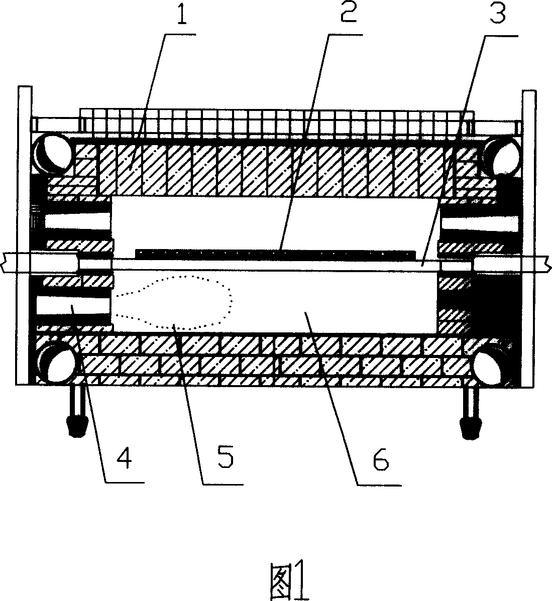 Method for solving section temperature difference of broad kiln