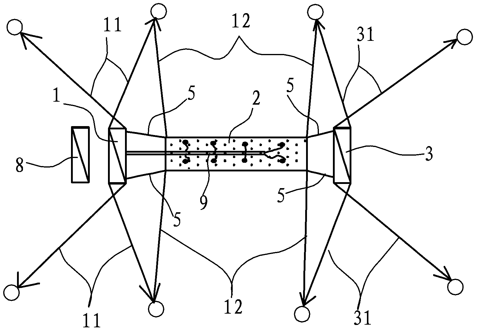 Deepwater bagged sand construction device and deepwater bagged sand construction technology