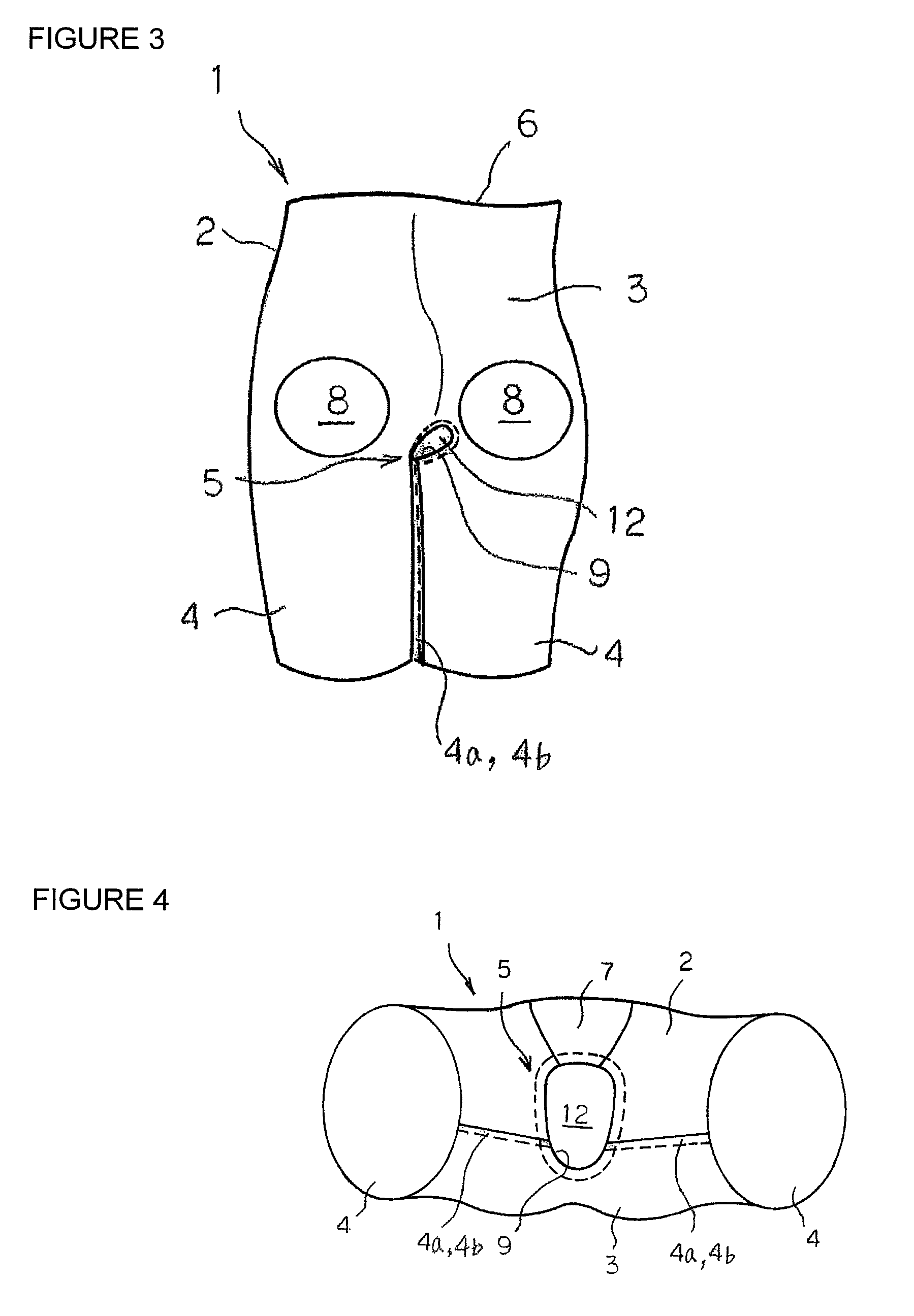 Garment with crotch part and method of making the same