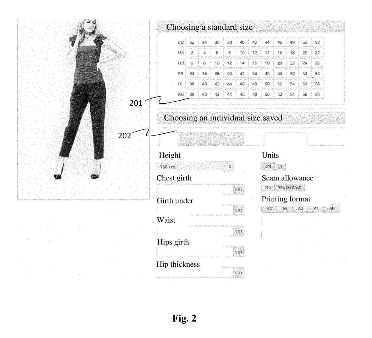 Method and System for Interactive Creation of Garments