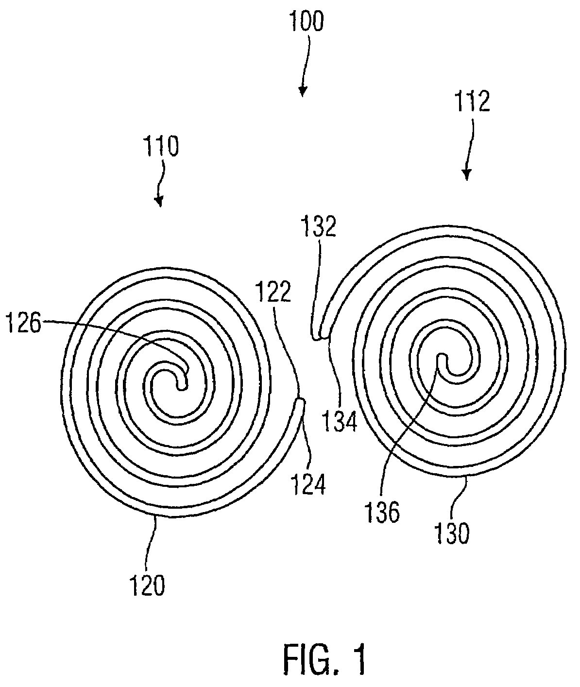Double spiral antenna