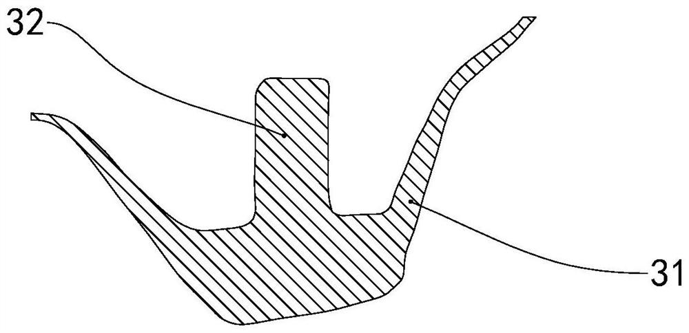 Composite molding method for carbon fiber sports shoe sole