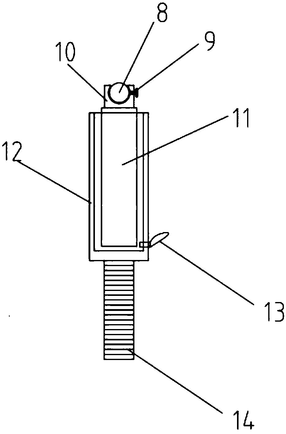 Composite floor slab supporting system with universal ball adjusting devices and installing method