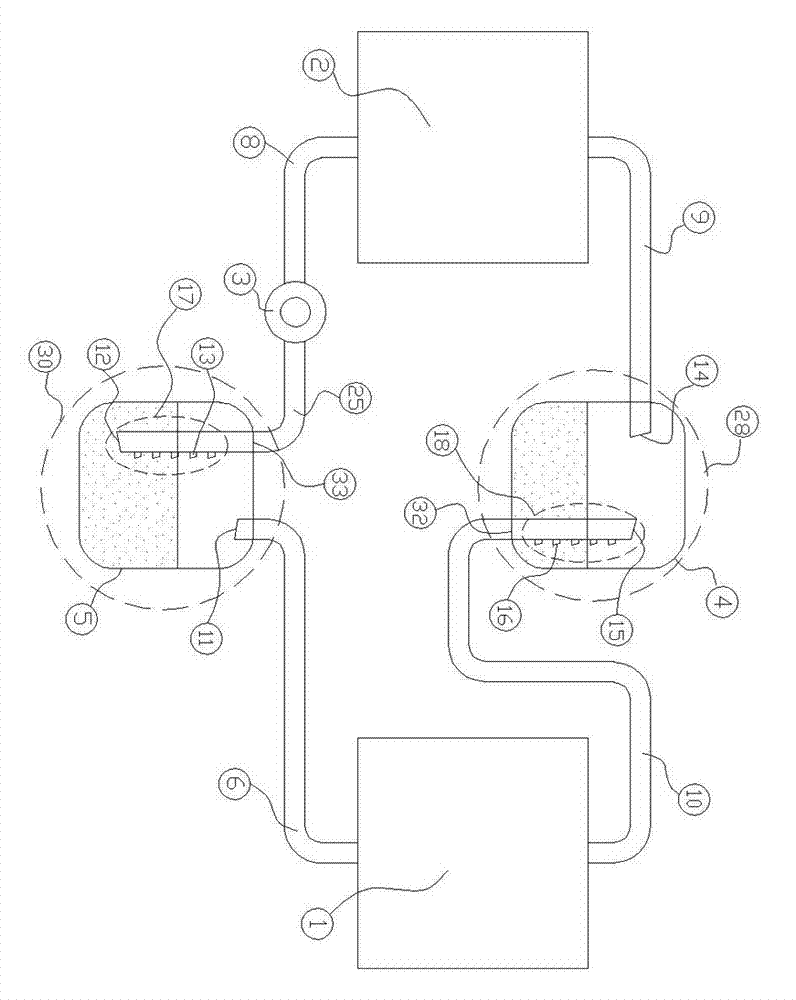 Two-phase flow power heat pipe system