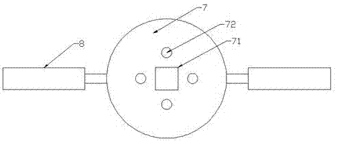 Agricultural liquid mixing device convenient for detaching and washing