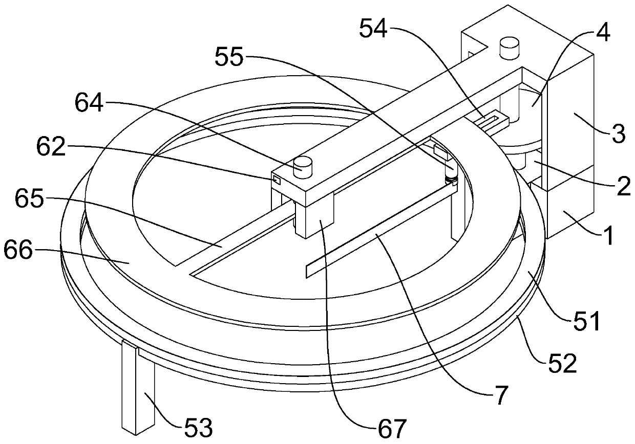 Round glass cutting device