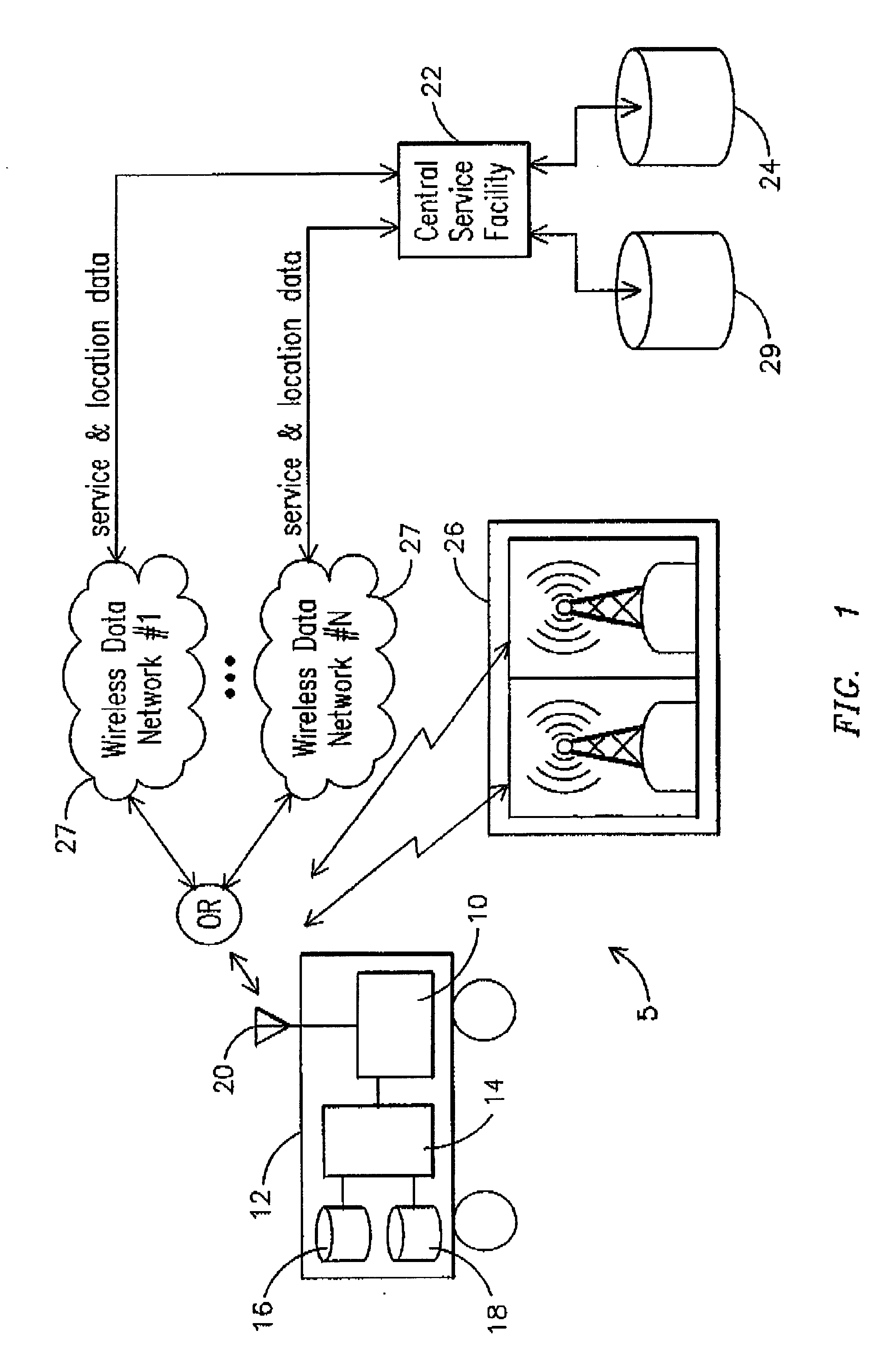 Wireless communication with a mobile asset employing dynamic configuration of a software defined radio