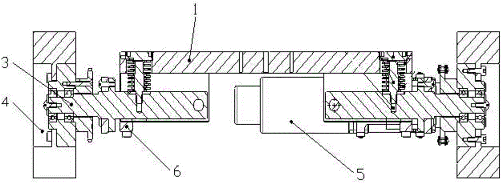 Adjusting mechanism of driving mechanism of AGV trolley