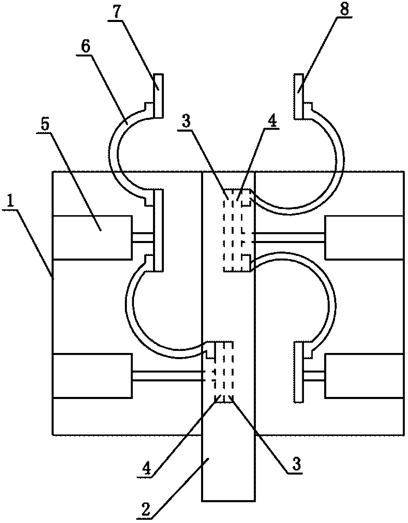 Converting device of positive and negative electrodes of rectifier
