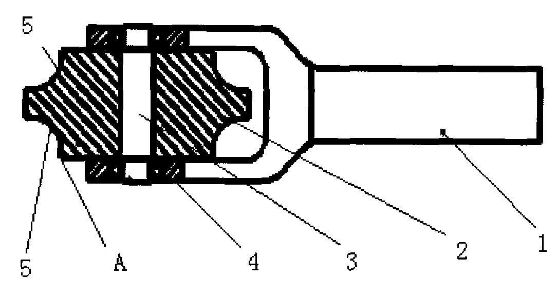 Method for processing spherical closing-in of thin-wall alloy steel delivery tube and special-purpose hob cutter