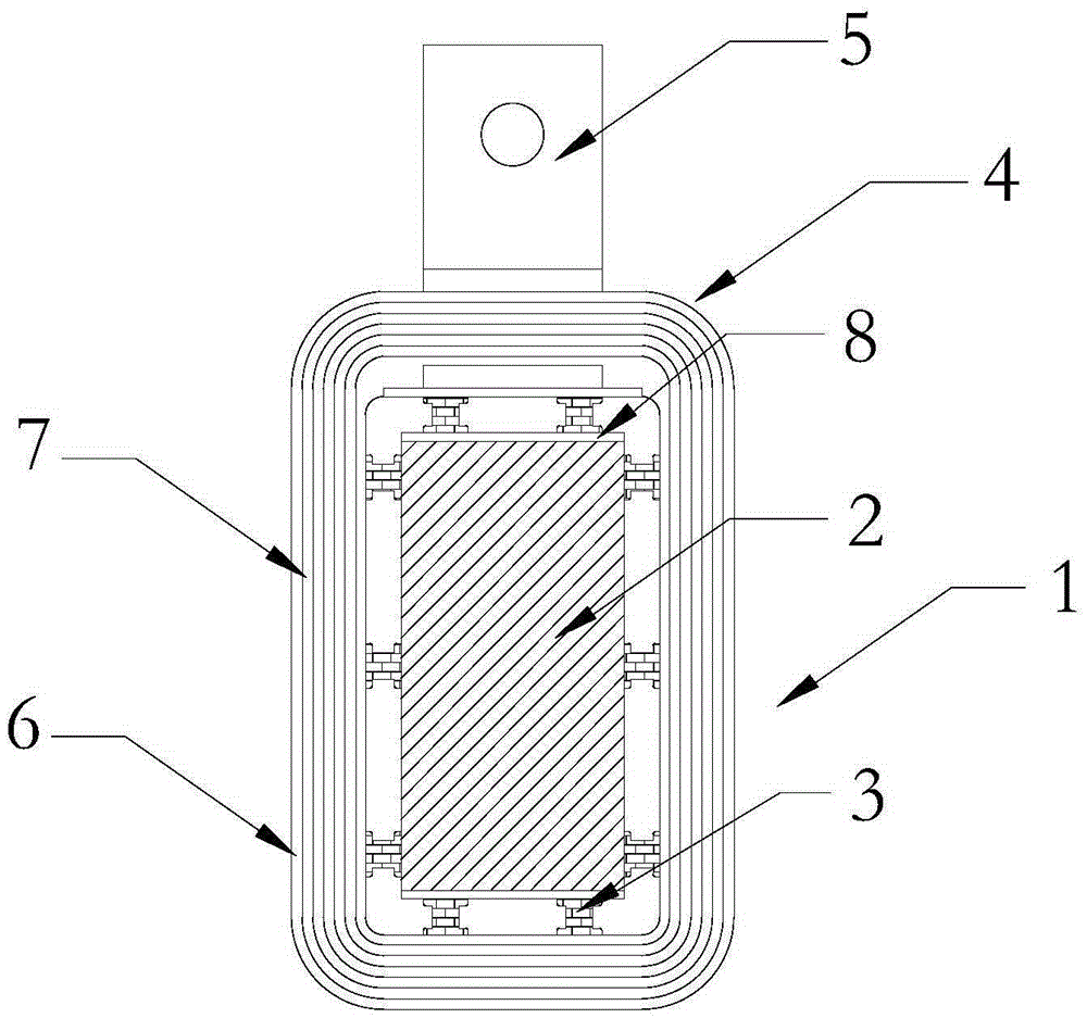 Electric reactor based on hollow wire wrap and manufacturing method of electric reactor