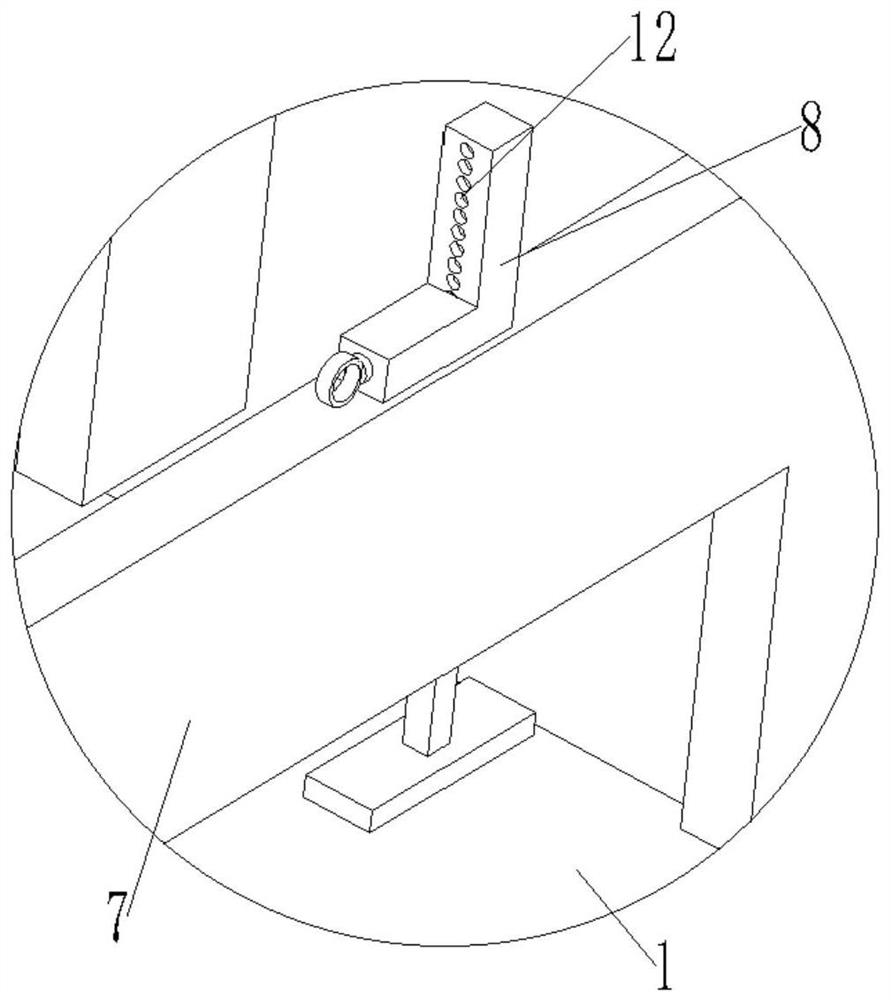 A positioning mechanism for cutting and processing aluminum profiles