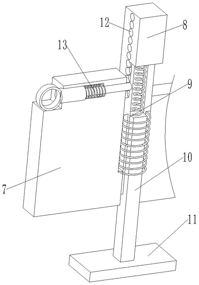 A positioning mechanism for cutting and processing aluminum profiles