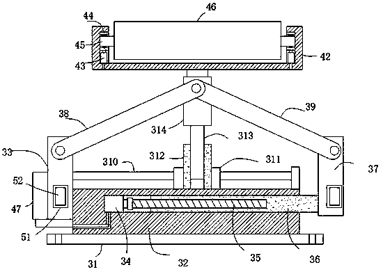 Intelligent adjustable steel belt transmission tensioning mechanism