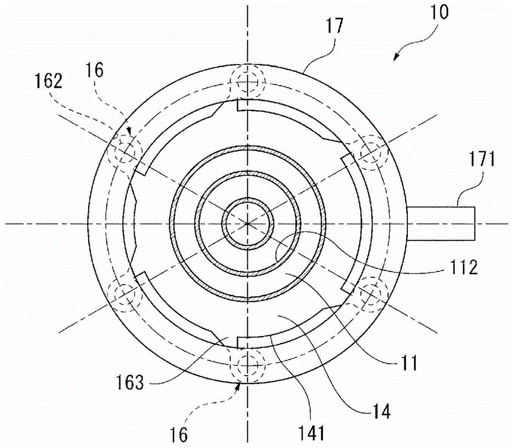 Dust catcher for blast furnace gas