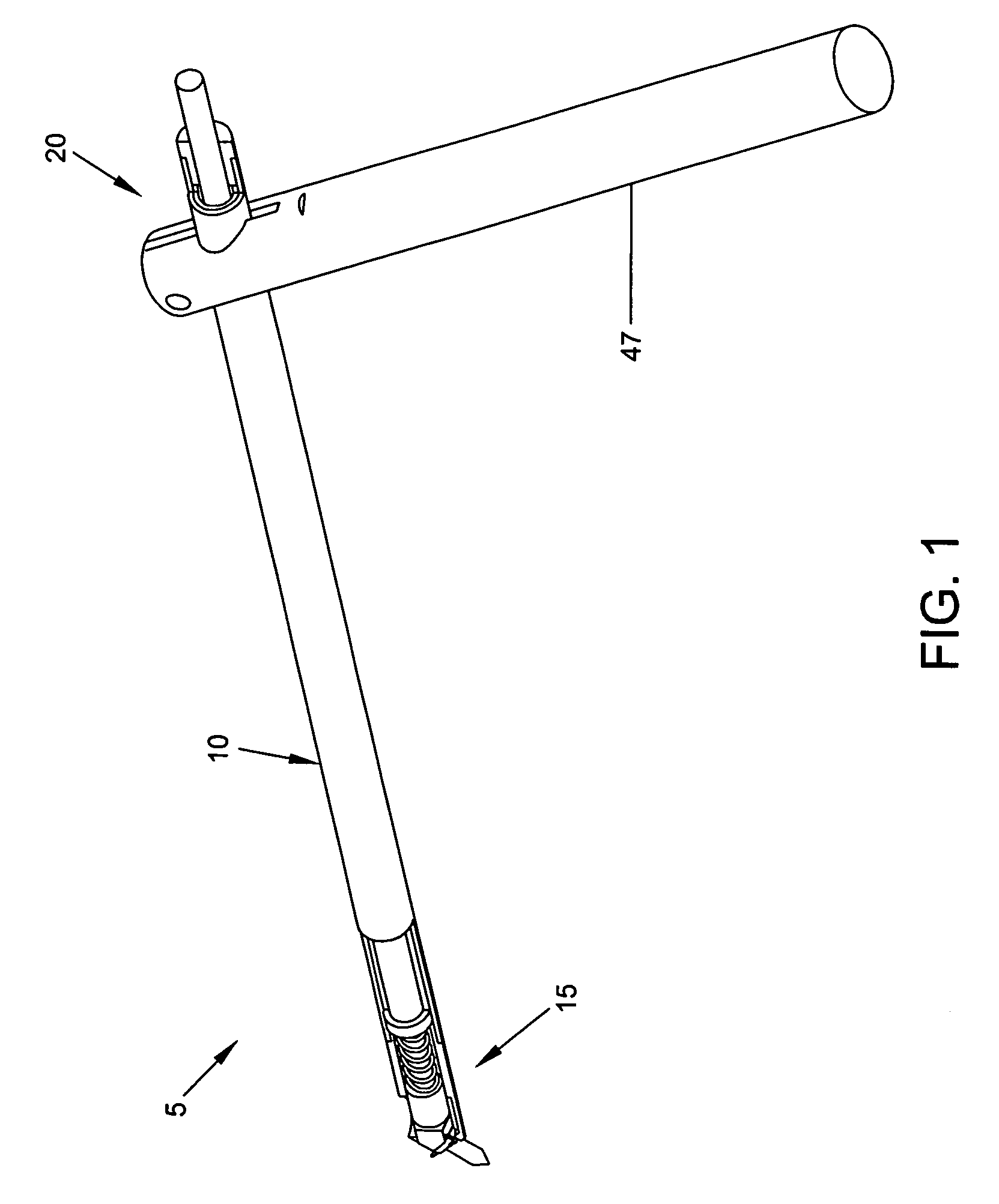 Method and apparatus for performing arthroscopic microfracture surgery