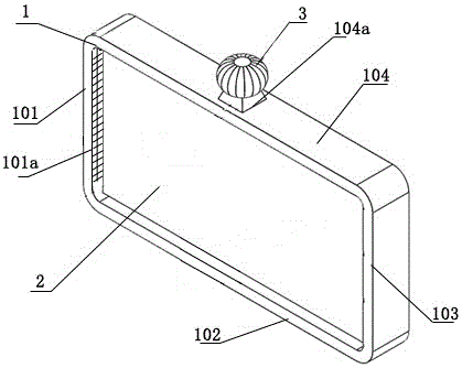 Outdoor atmosphere haze removing device