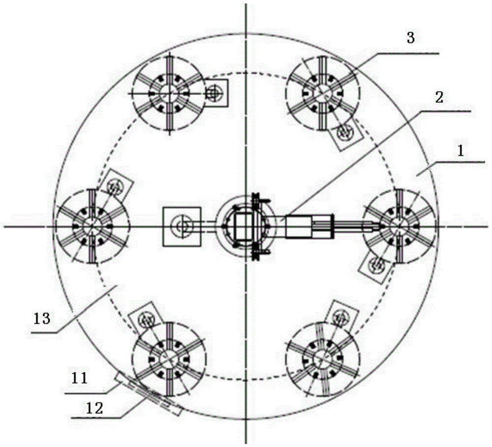 A rotary automatic storage and retrieval device and method