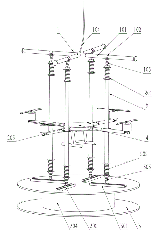 A multi-rotor unmanned aerial vehicle performance testing platform and method
