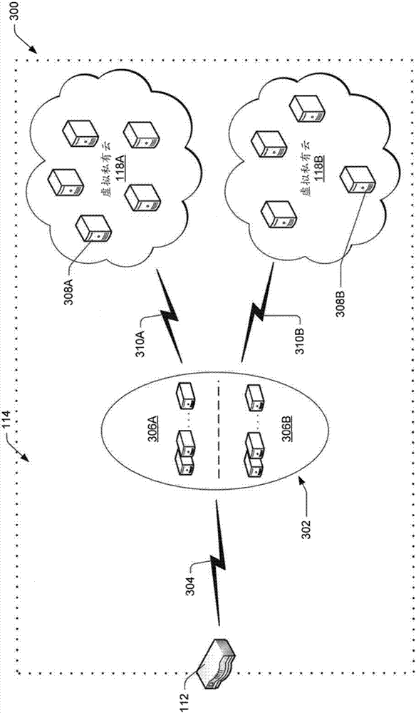 Network System and Method for Connecting a Private Network with a Virtual Private Network