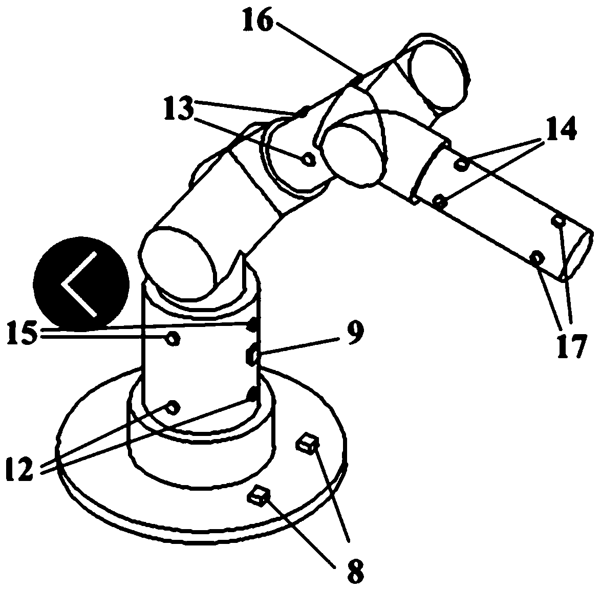 Cooperative robot obstacle avoidance system based on multiple sensors and control method thereof