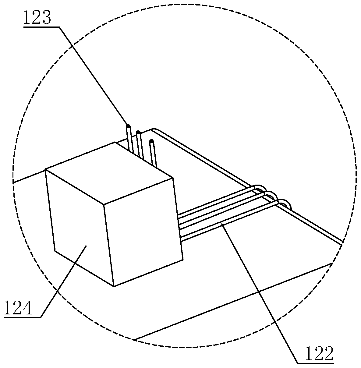 Reservoir spillway and flood discharge method