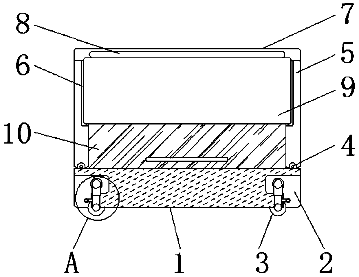 An easy-to-move transport fixture for selling 3D printers