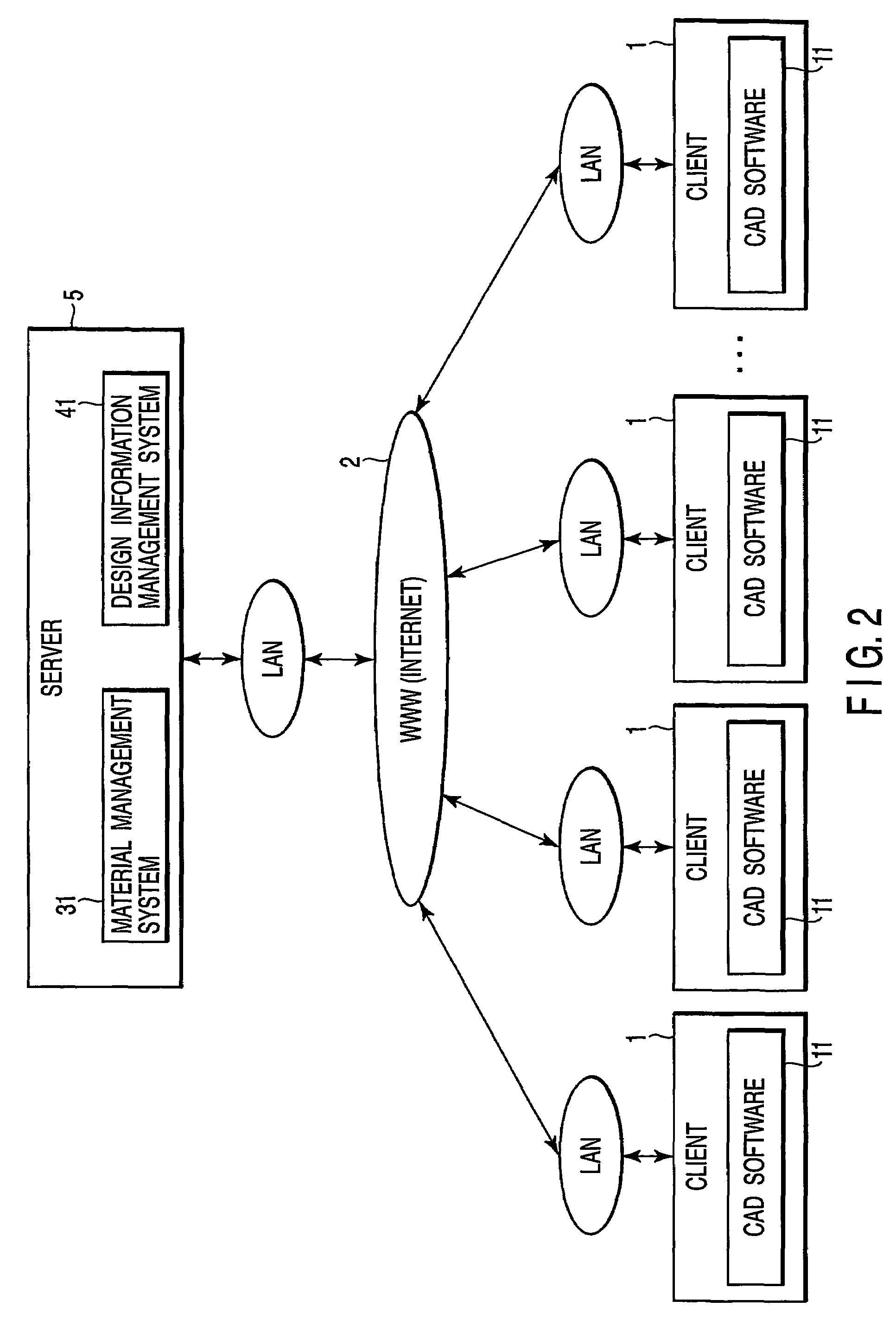 Design supporting system for supporting component design