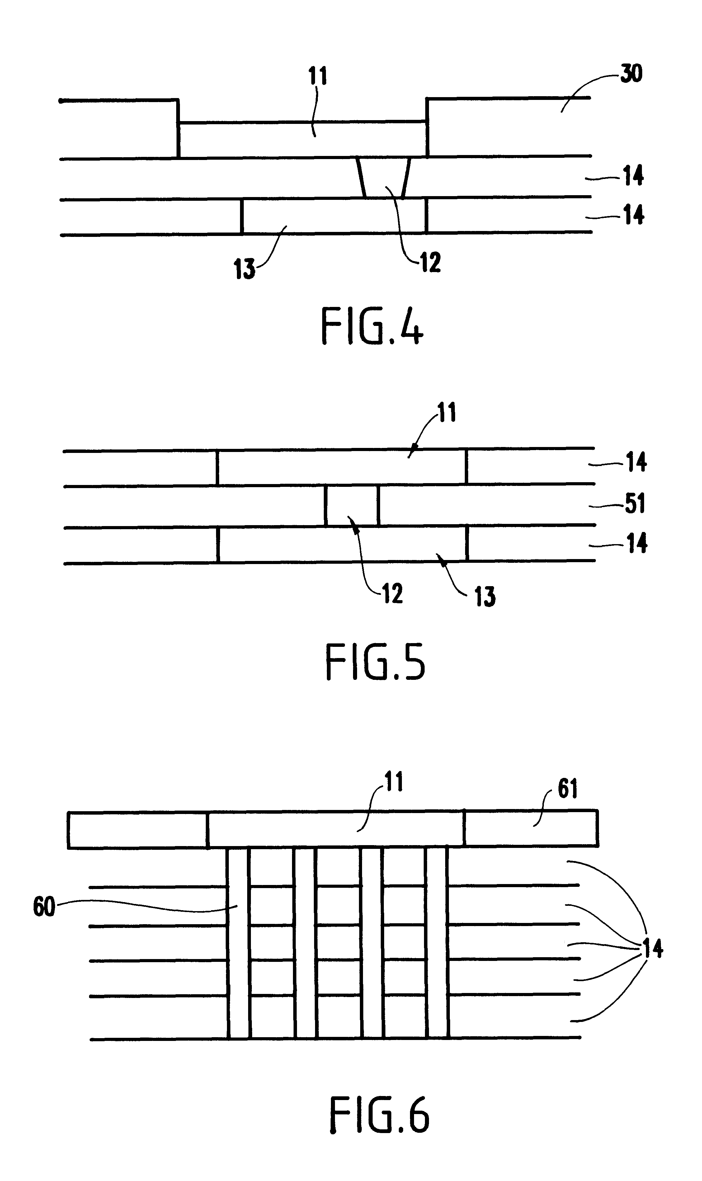 Method and structure of column interconnect