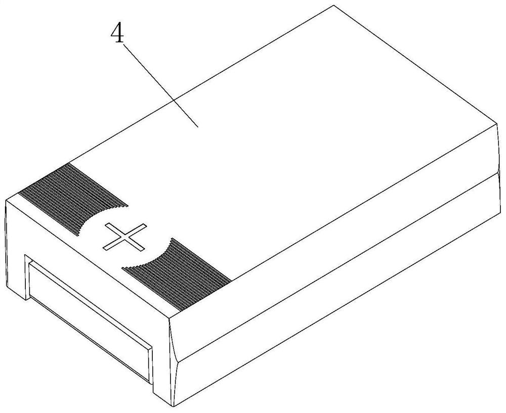 Surface-mounted solid aluminum electrolytic capacitor and preparation method thereof