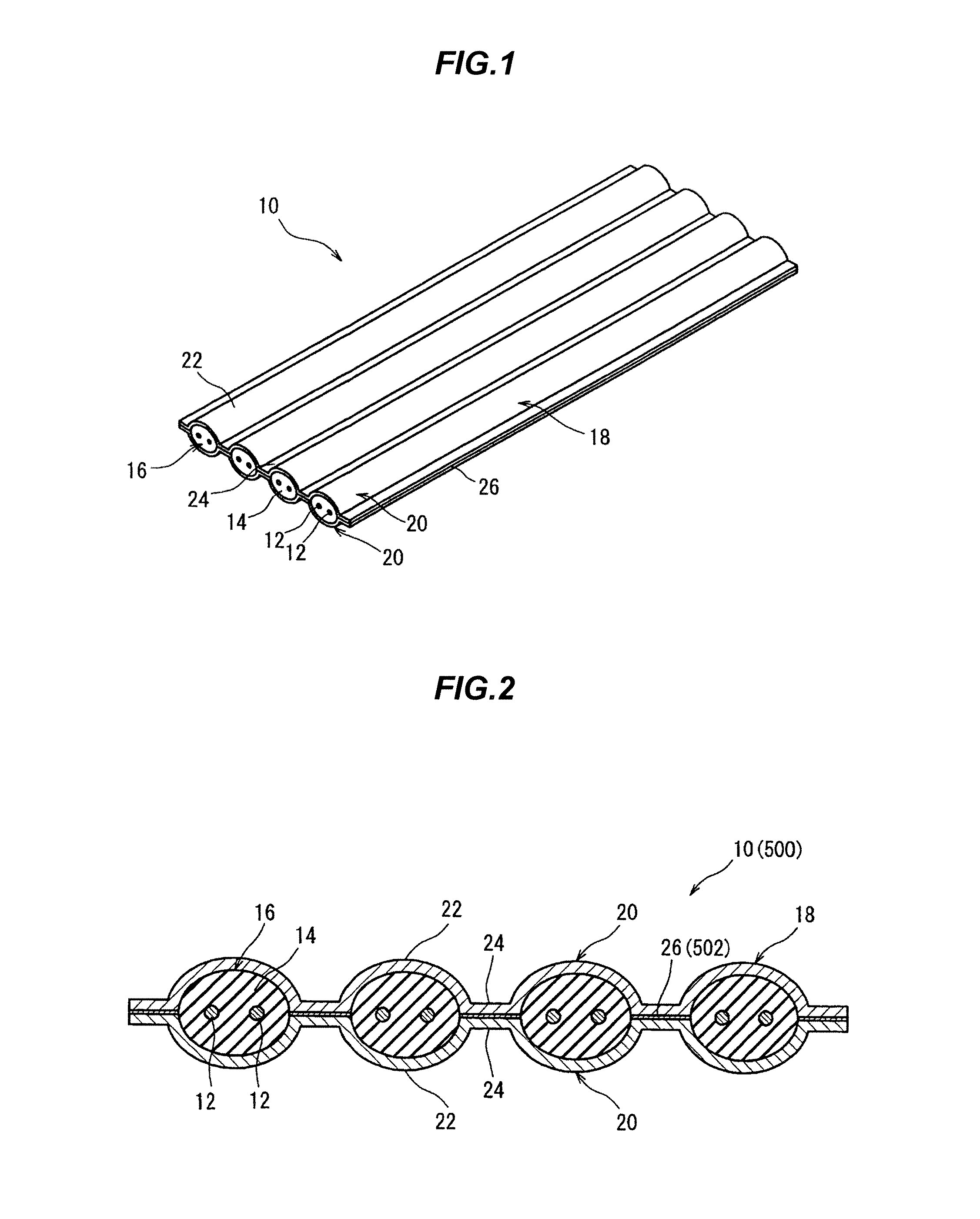 Shielded flat ribbon cable and method for fabricating a shielded flat ribbon cable