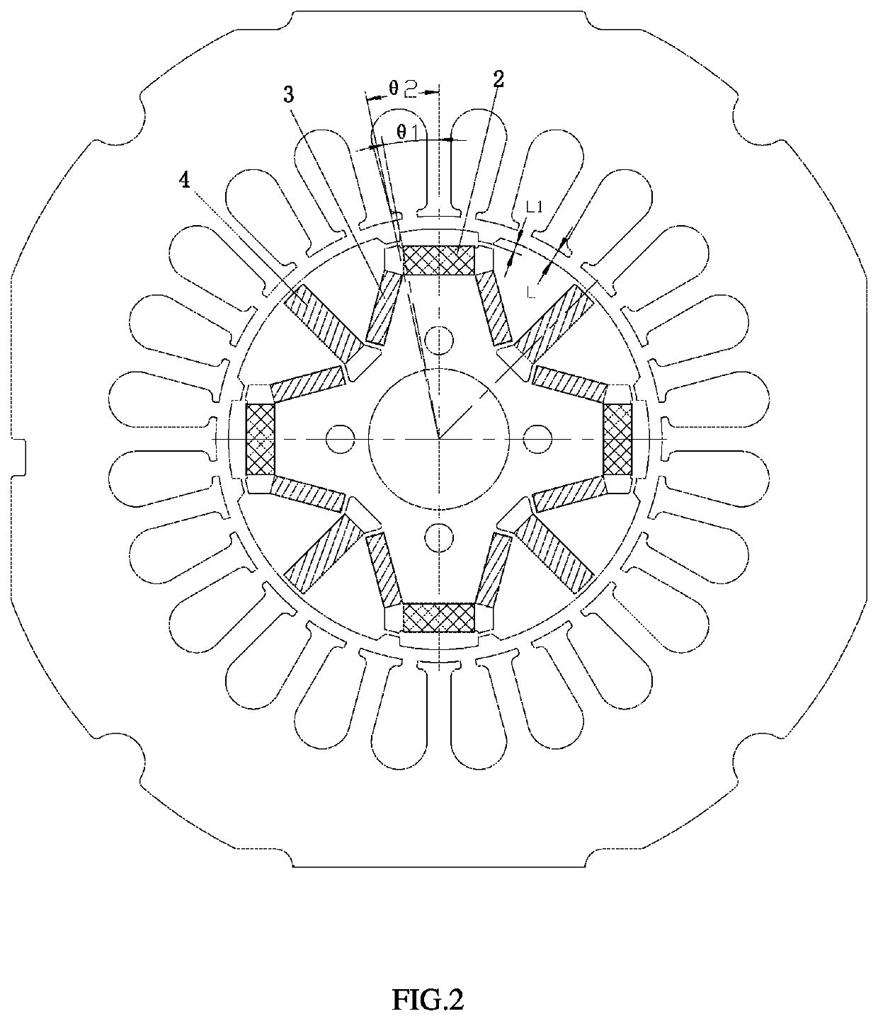 Motor rotor and permanent magnet motor