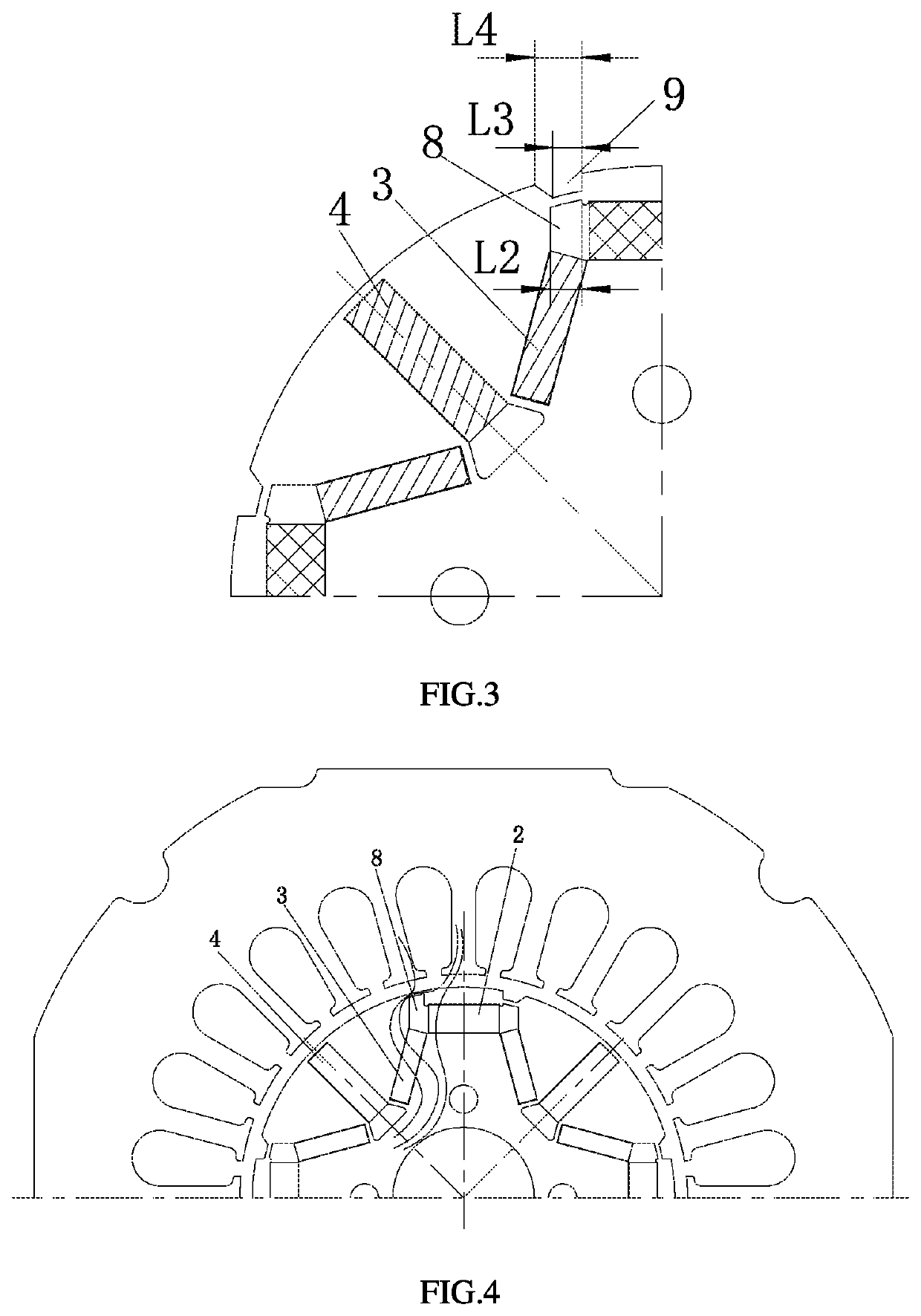 Motor rotor and permanent magnet motor