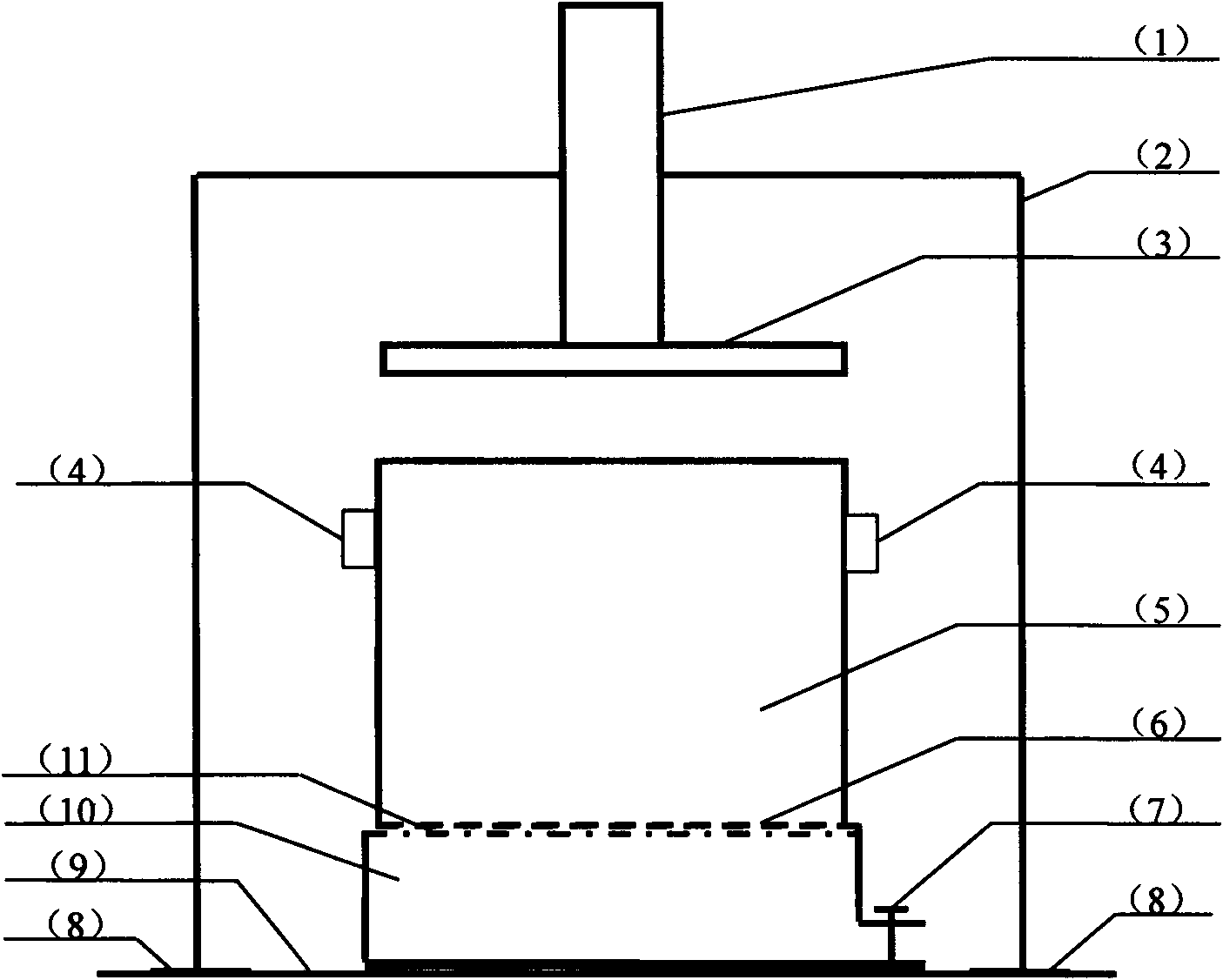 Restaurant and kitchen garbage collecting and extruding device
