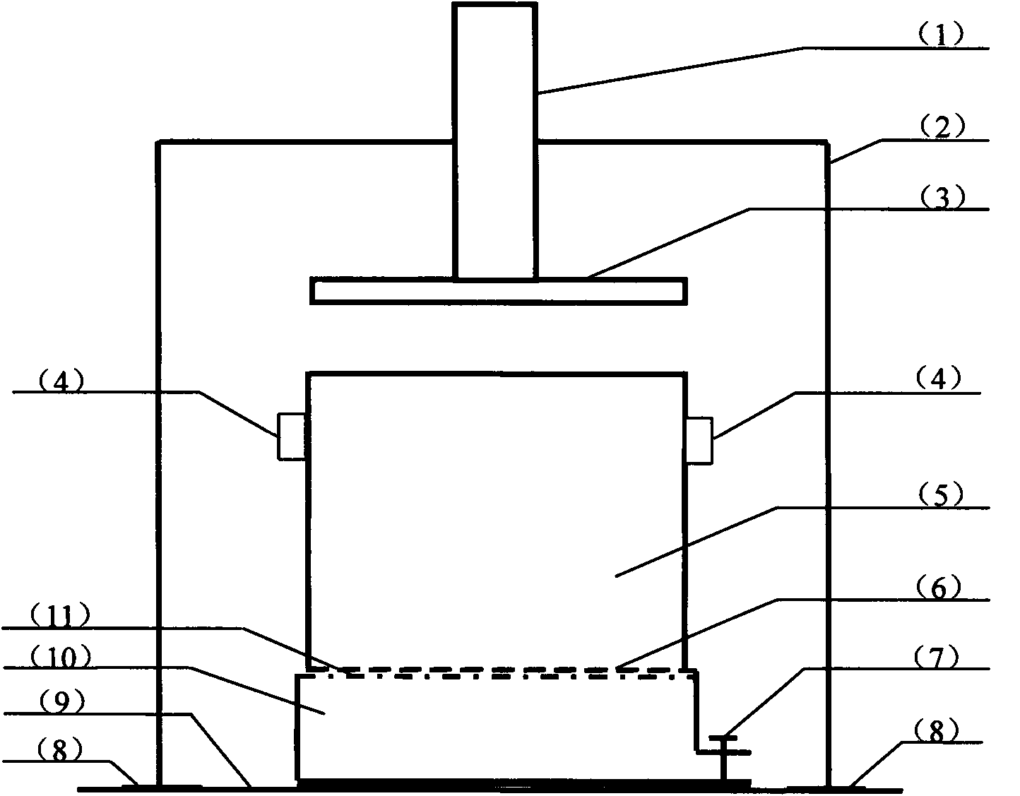 Restaurant and kitchen garbage collecting and extruding device