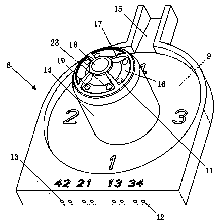 Eyeball forepart perfusion organ culture multicavity system