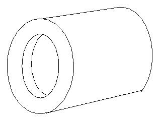 Rolling and sliding bearing with outer ring as sleeve