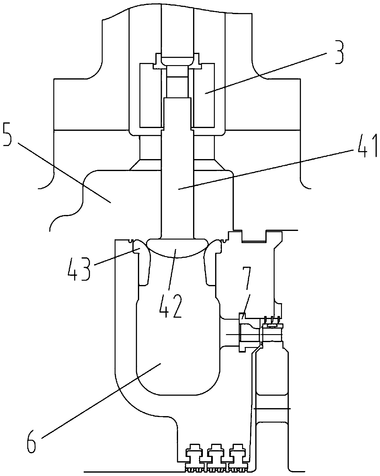 Small pitch diameter intermediate bleeder turbine