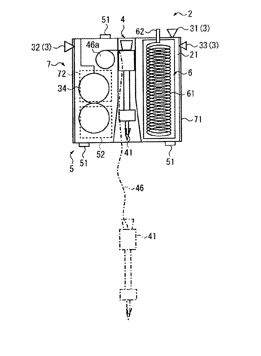 Space debris removing device and space debris removing method