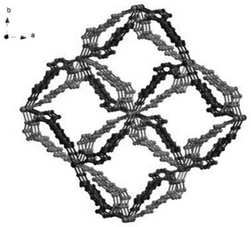 A zinc complex based on 4-(2-methylimidazole) benzoic acid and its application