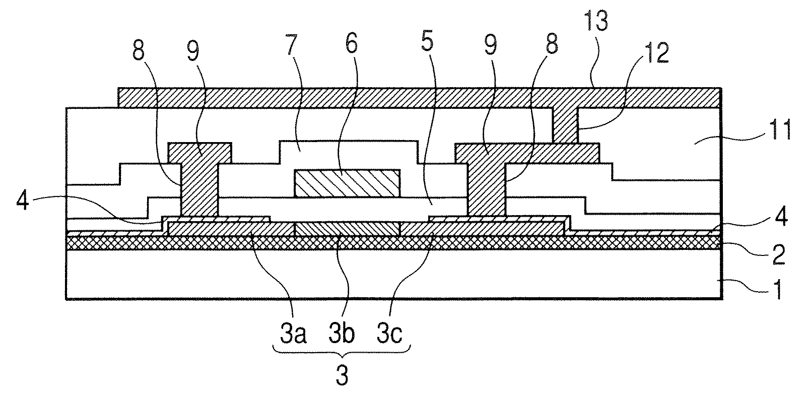 Thin film transistor device, method for manufacturing the same and display apparatus having the same