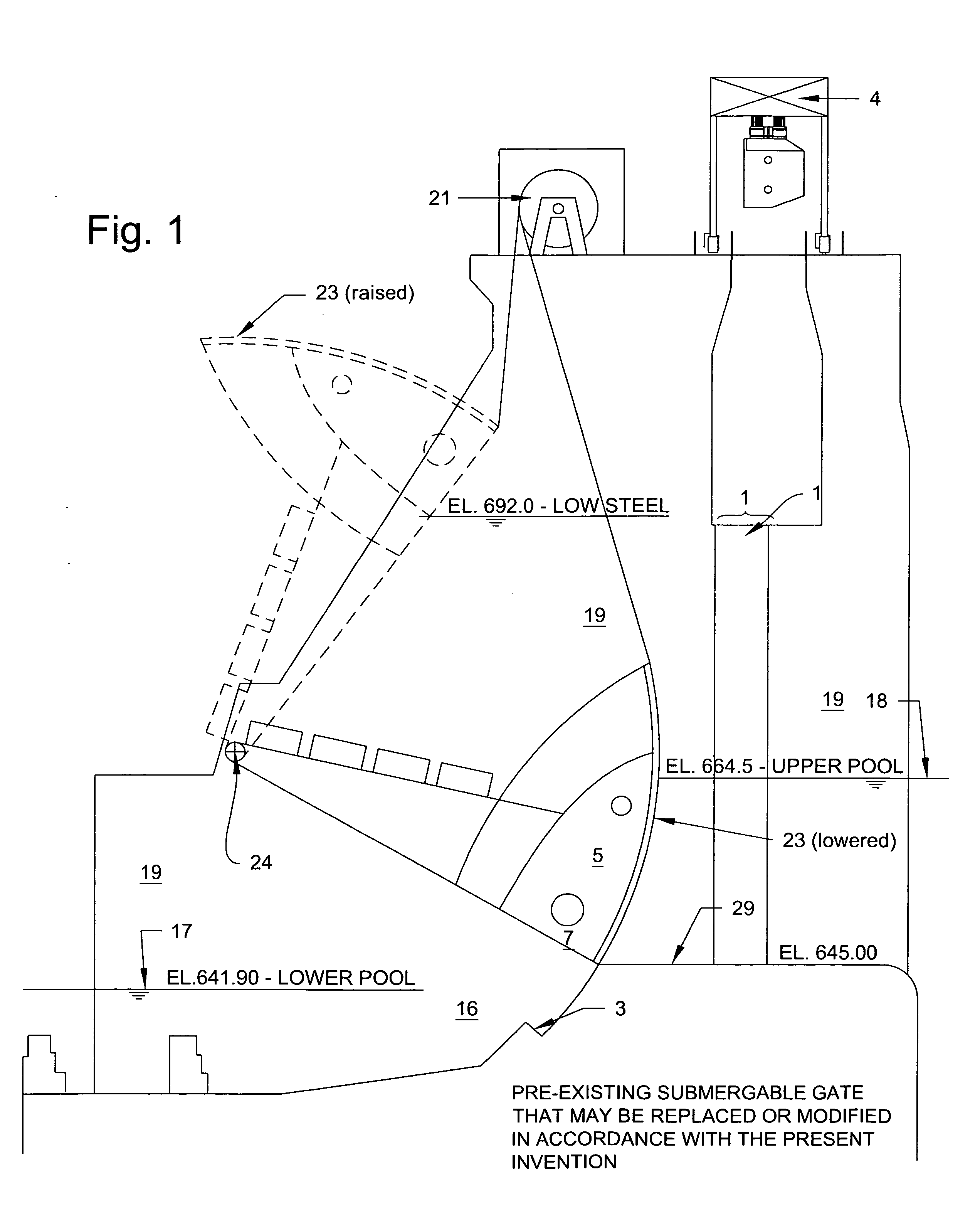 Hydroelectric generating station and method of constructing same